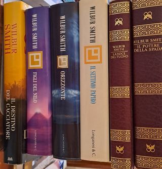 Collezione libri Wilbur Smith