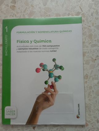 Libros de física y química 1°Bachiller