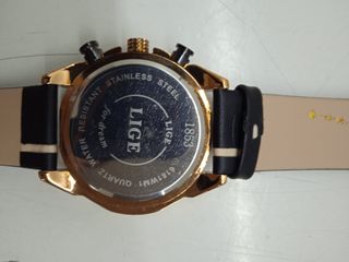 LIGE-Reloj de negocios para hombre, de cuarzo