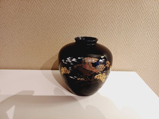 Jarrón antiguo porcelana japonesa