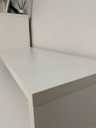 Mesa escritorio Consola blanco roble 87,5x98,5x36