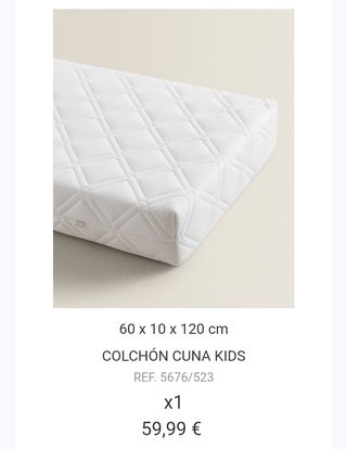 Cuna de madera Zara Home