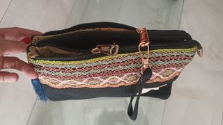 Bolso negro boho/ étnico