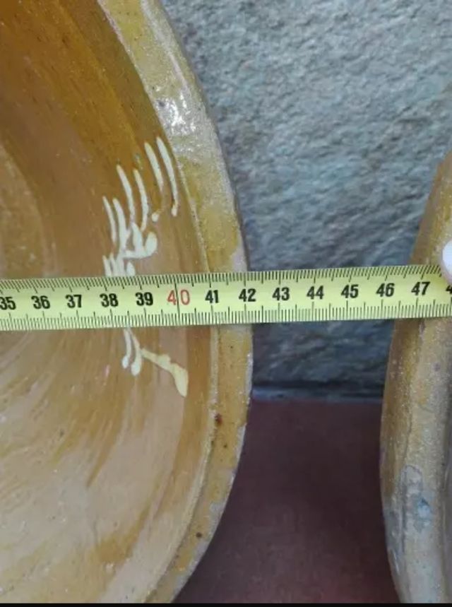 Antiguo lote de 3 Lebrillos