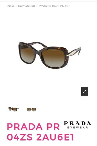 Gafas de sol mujer prada