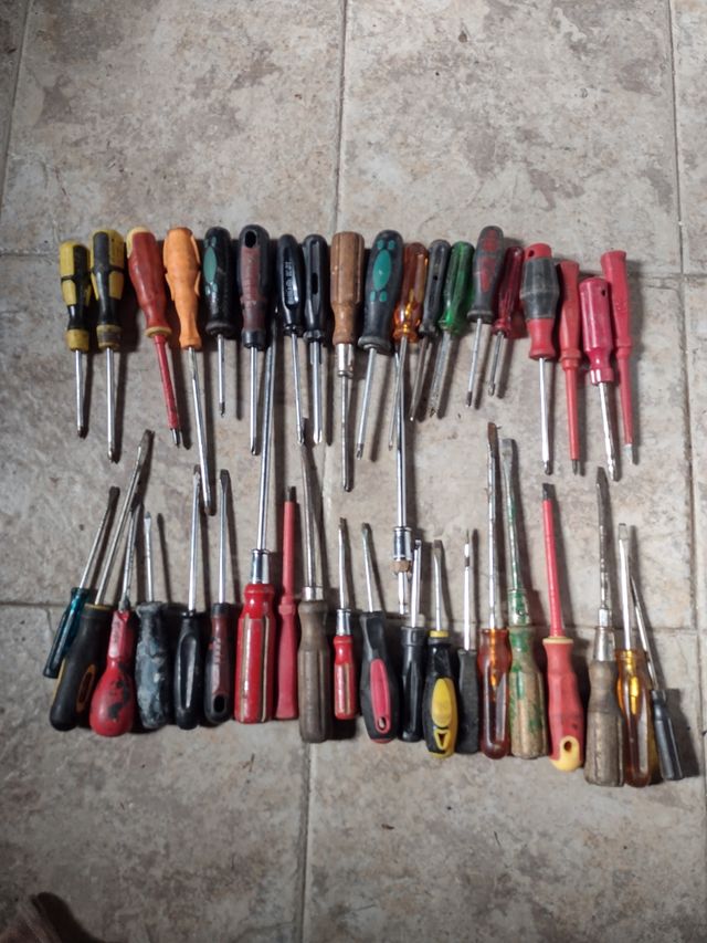 Destornilladores de pala y estrella