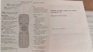 Equipo Receptor digital de satélite y accesorios