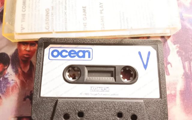 Juego V serie tv Amstrad cassette