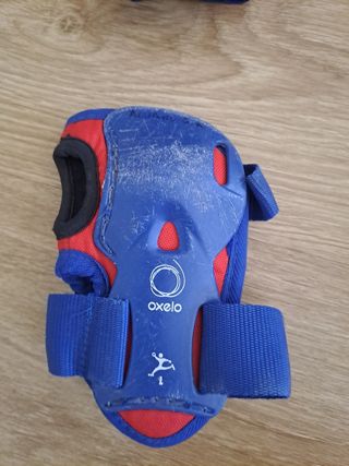 Protecciones talla XXS. Marca Oxelo de Decathlon