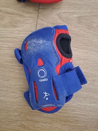 Protecciones talla XXS. Marca Oxelo de Decathlon