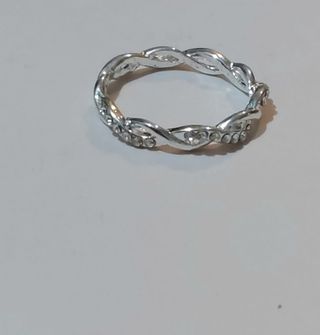 Anillo infinito brillante