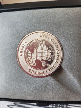 Medalla ampliación capital de Telefónica, año 1998