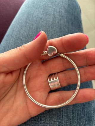 Pulsera Pandora corazón circonita