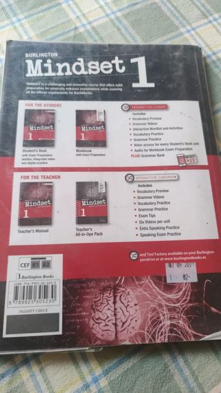 Libros de texto 1 bachillerato.