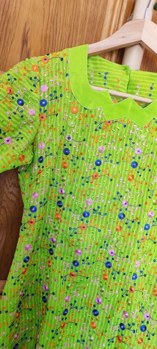 Vestido vintage, mujer