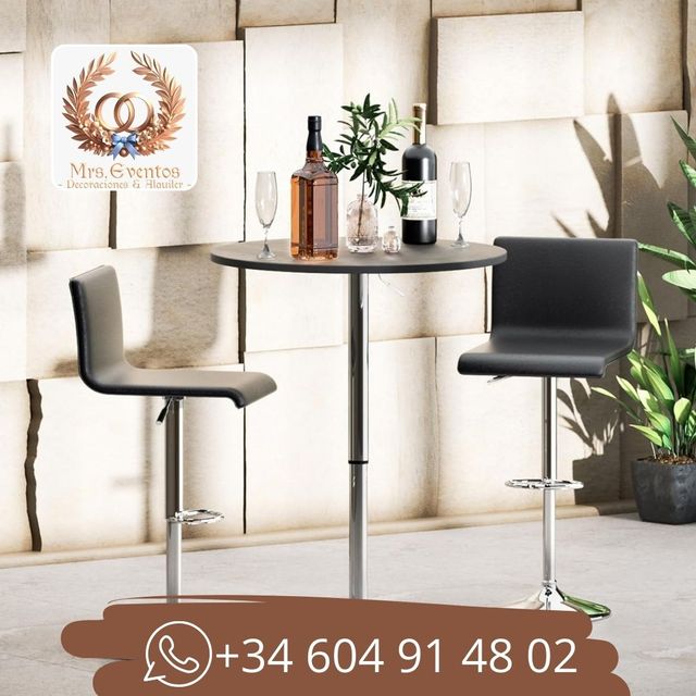 Alquiler Mesas altas - Catering - Fiesta