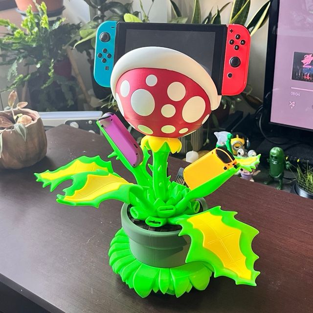 Planta piraña soporte Nintendo Switch
