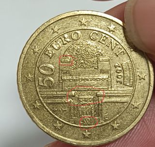 Moneda 50 céntimos Austria 2002