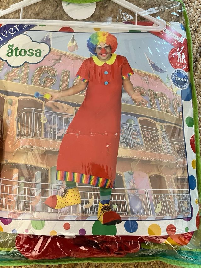 Disfraz payaso adulto