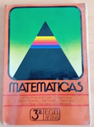 Libro Matematicas 3 EGB Anaya