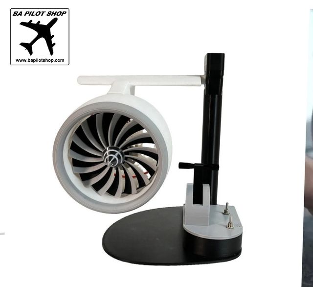 Motor avión jet con led y humidificador