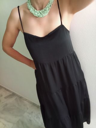 Vestido negro tirantes