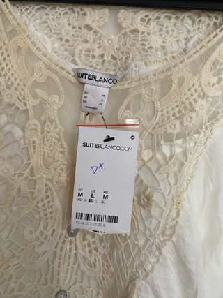 Blusa blanca Suiteblanco