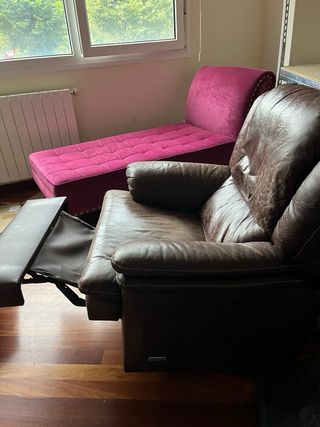 Sillon de cuero. No se hacen envíos.