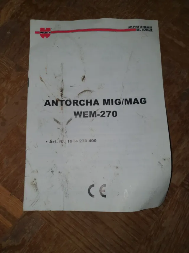 Antorcha soldadura Würth Mig/Mag WEM-270