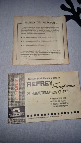 Máquina de coser Refrey cl-427