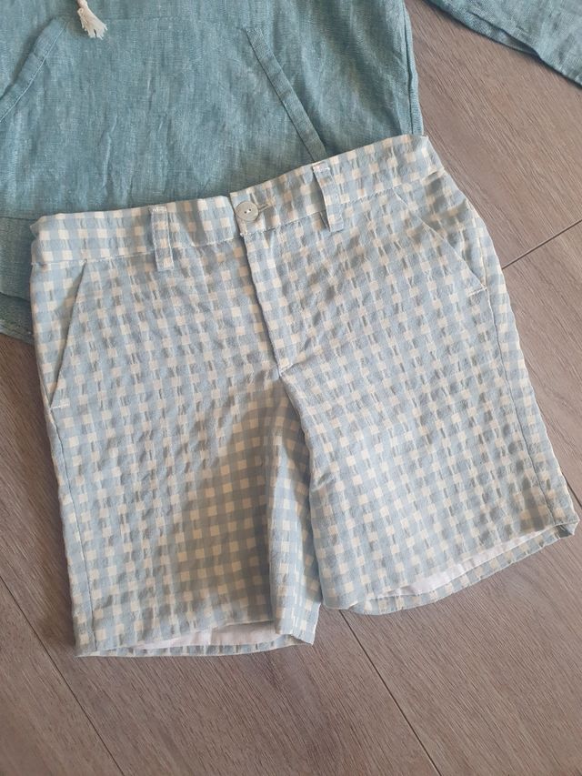 Pantalón lino talla 6 Manuela Montero