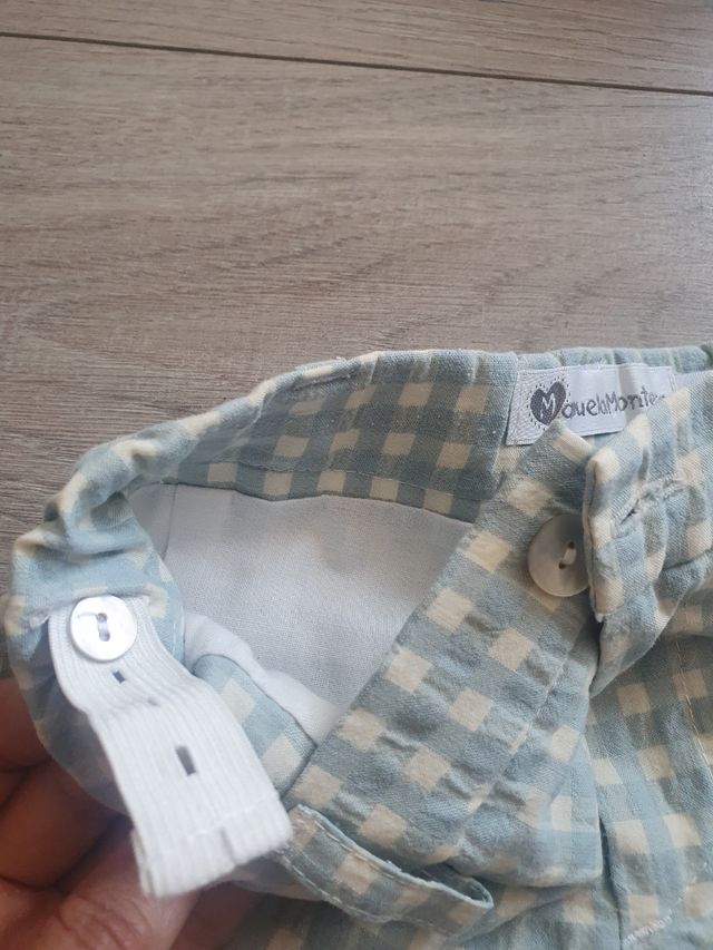 Pantalón lino talla 6 Manuela Montero