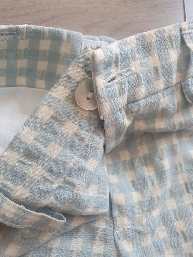 Pantalón lino talla 6 Manuela Montero