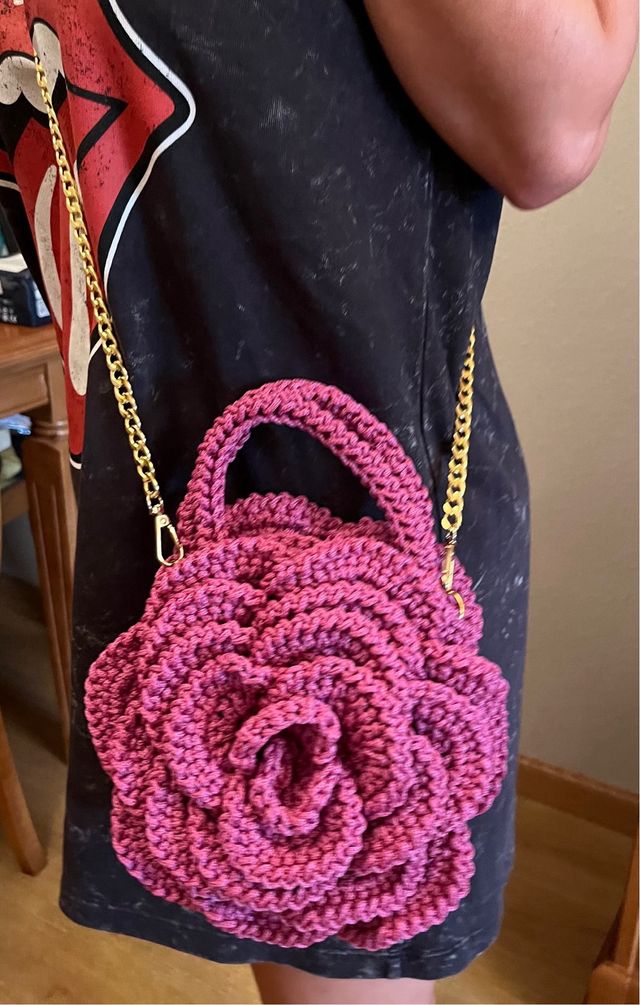 Bolso hecho a mano..,