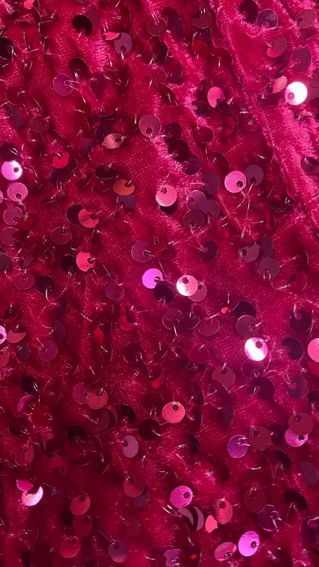 Vestido lentejuela rosa