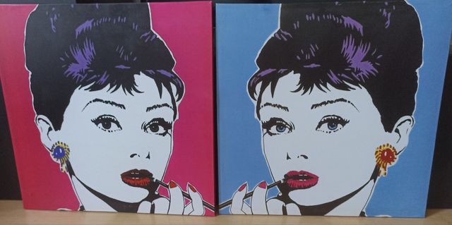 Cuadros Pop Art Audrey Hepburn