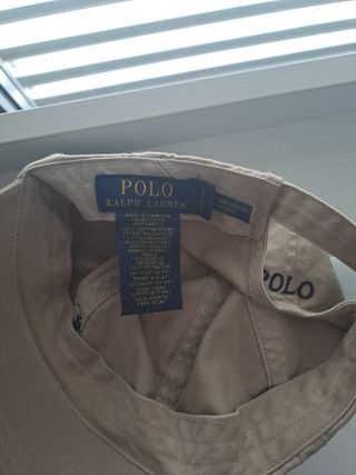 Gorra Ralph Lauren Beige