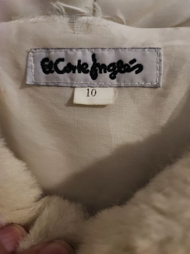 Abrigo borreguito niña El Corte inglés