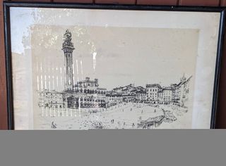 3 stampe vintage "Piazze d'Italia"