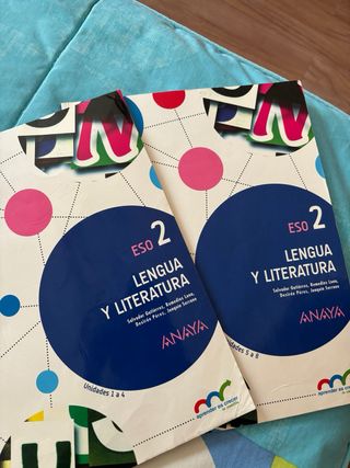 Libro de texto lengua y literatura de anaya