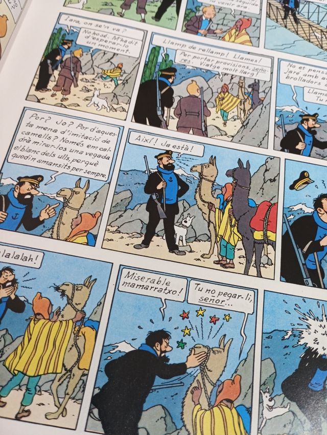 Tintín (catalán) el temple del sol 11a edició