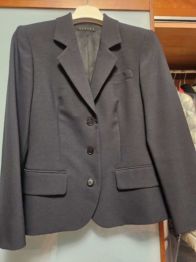 Giacca donna blu Sisley