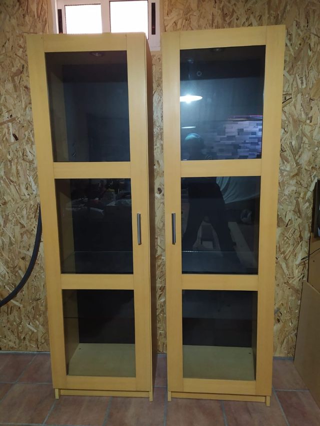 Mueble salón / vitrina / exhibidor (x2)