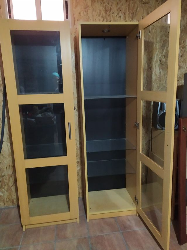 Mueble salón / vitrina / exhibidor (x2)