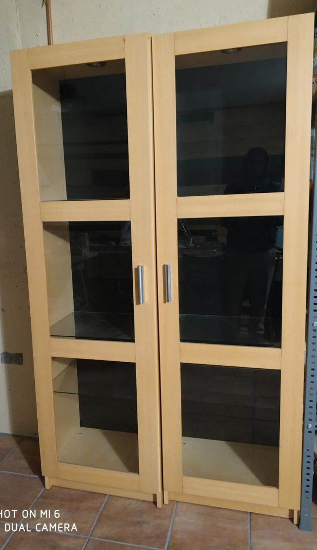 Mueble salón / vitrina / exhibidor (x2)