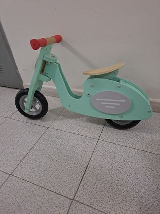 Moto madera infantil