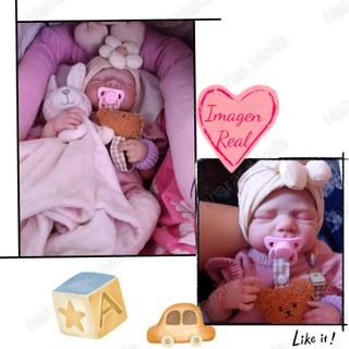 Muñeca reborn bebé silicona