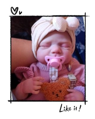 Muñeca reborn bebé silicona