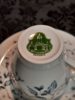 Set 2 tazzine porcellana Bavaria