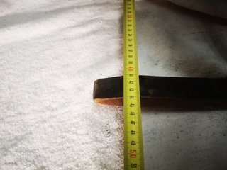 Silla mecedora plegable madera antigua